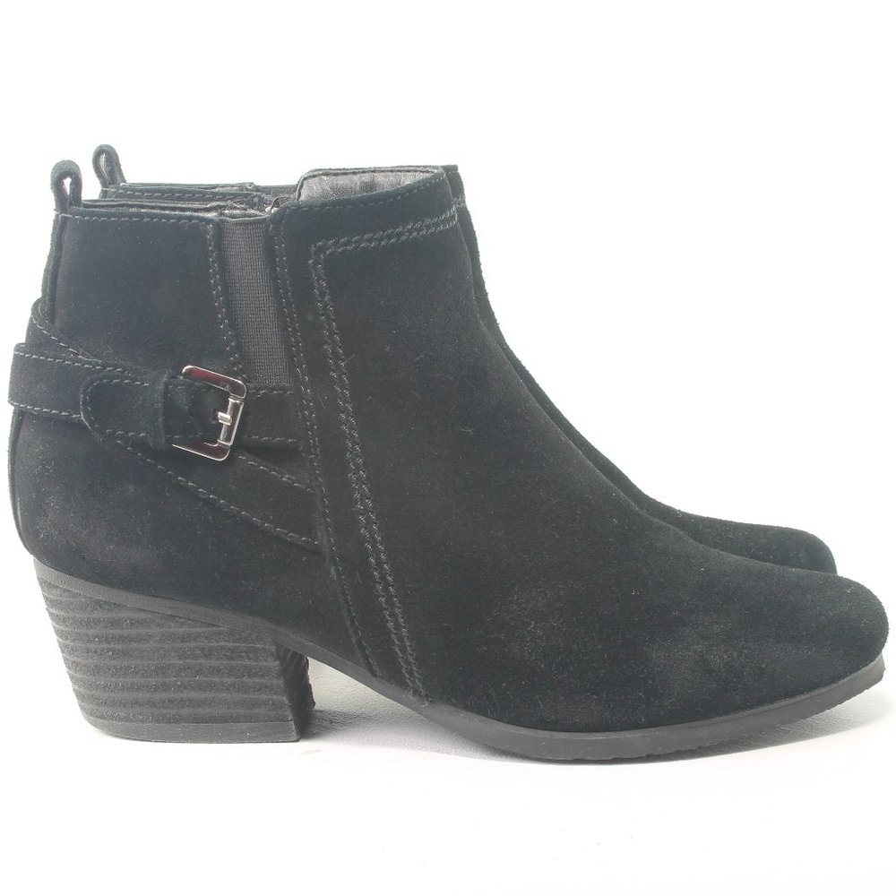 Blondo Leather Heeled Bootie Waterproof Women's Size 6.5M Black